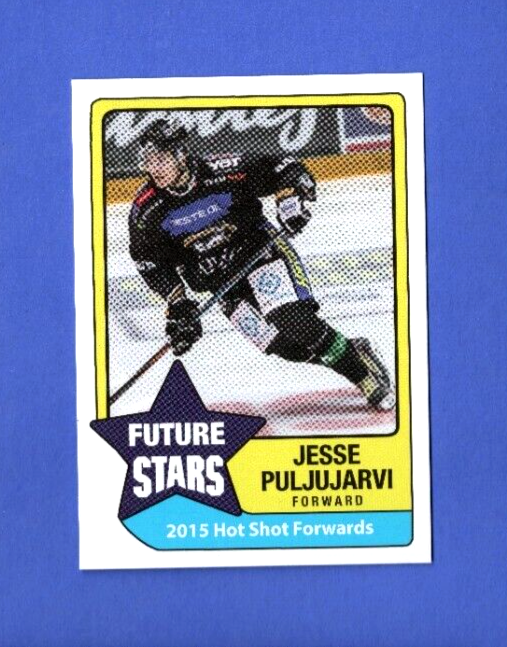 2015  - Jesse Puljujarvi  - Hot Shot Forwards  -  Future Stars  - Rookie Card RC