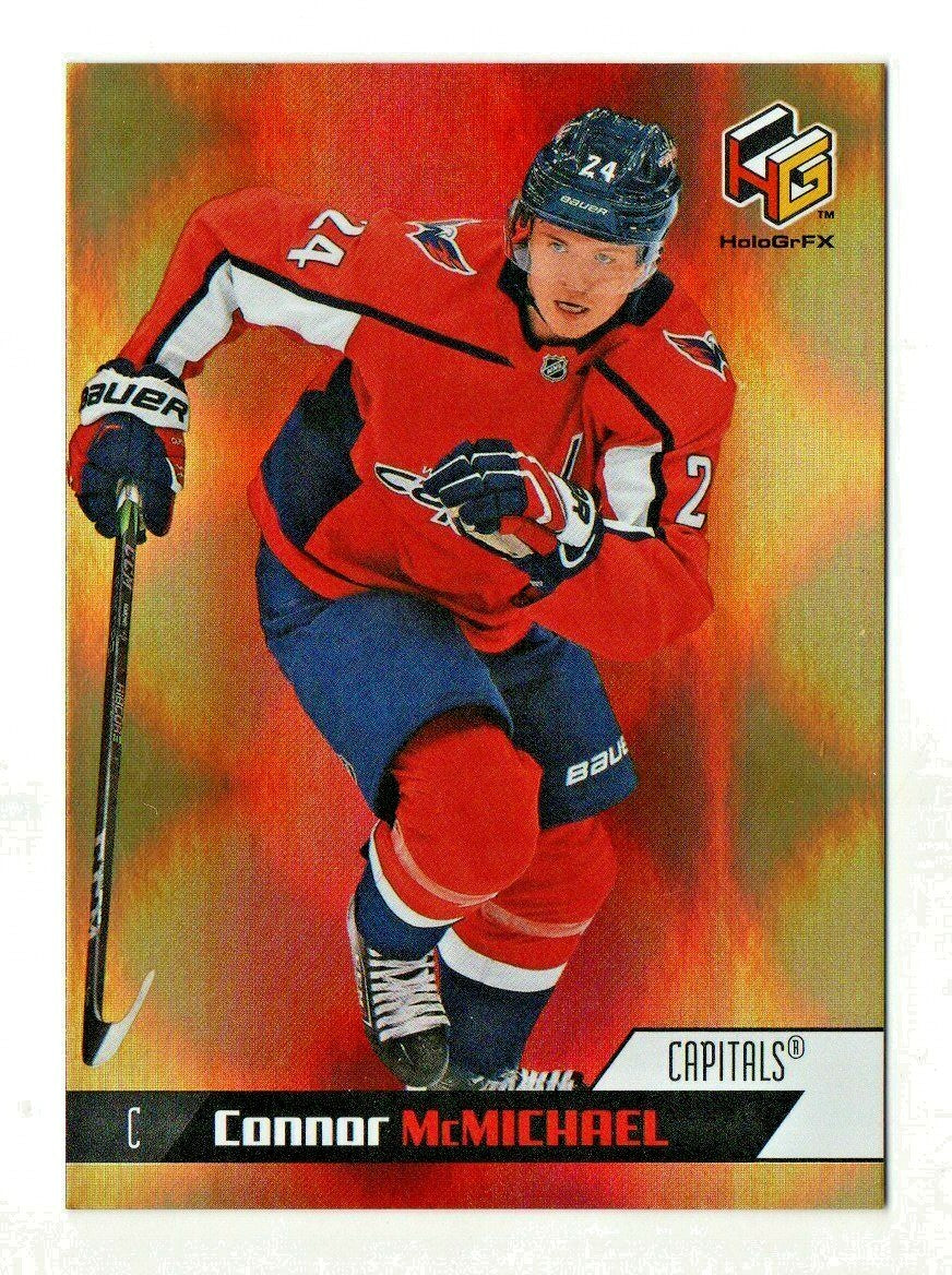 2020-21 Upper Deck Extended HoloGrFX GOLD RC HG-17 - Connor McMichael - Capitals