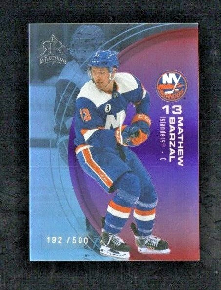 MATHEW BARZAL  2021-22 UD Extended Triple Dimension   RUBY   Reflections 192/500