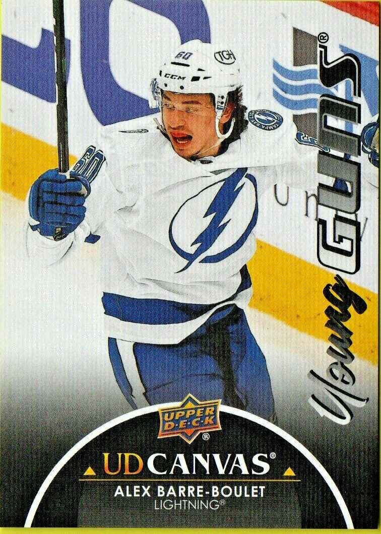 Alex Barre-Boulet - 2021-22 Upper Deck Young Guns Canvas BLACK Parallel RC#C-100