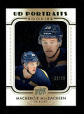 2019-20 UPPER-DECK UD PORTRAITS ROOKIES GOLD MACKENZIE MacEACHERN #P-79 29/99