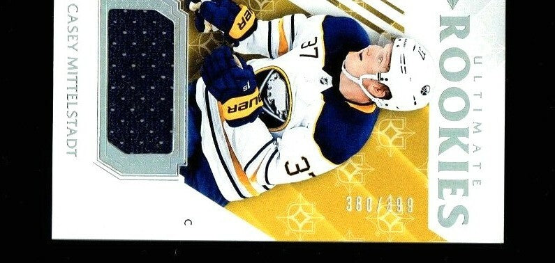 2018-19 UD ULTIMATE COLLECTION ROOKIE #91 CASEY MITTELSTADT JERSEY 380/399