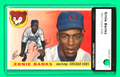 1955 Topps  -  Ernie Banks   #28   -  MBA AUTHENTIC   - Chicago Cubs Legend