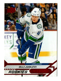UD Overtime 2020-21 - Red Variation  ROOKIES - Olli Juolevi  #108 50/99 Canucks