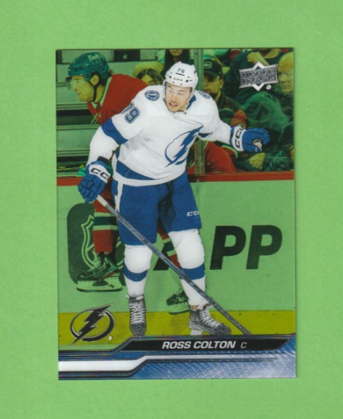 2023-24 Upper Deck Hockey Clear Cut Parallel #414  -  ROSS COLTON  -   Tampa Bay