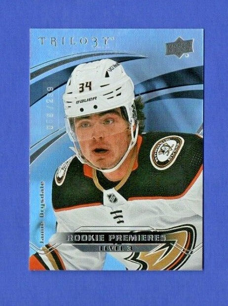 Jamie Drysdale 2021-22 UD Extended Trilogy Level 3 Rookie Premieres 59/299 Ducks