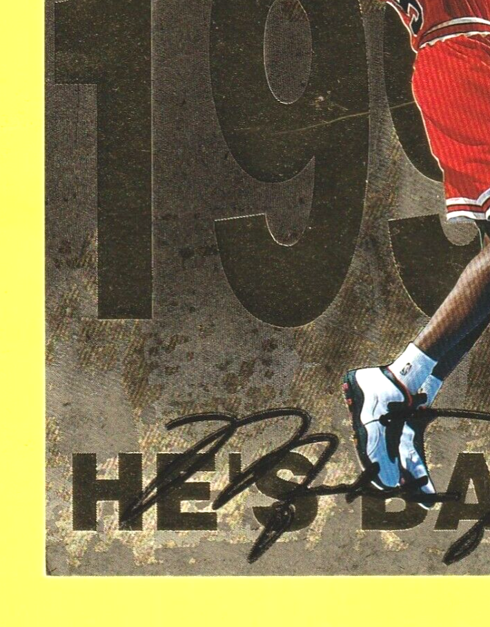 1998 Upper  Deck -  MICHAEL JORDAN  - Gatorade Postcard NBA  10 of 12   -  3.5/5