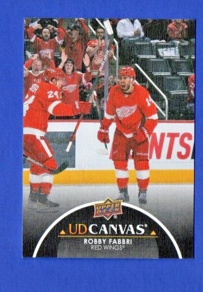 2021-22 Extended Series UD Canvas Black #C297 Robby Fabbri - Detroit Red Wings