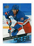 2020-21 UD Series 2 Young Guns Clear Cut #469 K'Andre Miller - New York Rangers 