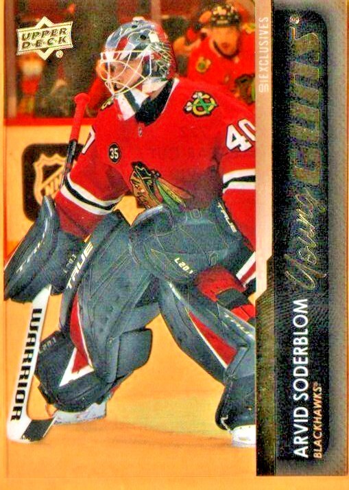 2021-22 Upper Deck Extended Arvid Soderblom Clear Cut Young Guns Exclusives #722