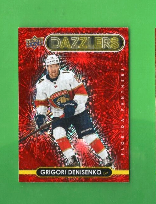 2021-22 Upper Deck Dazzlers RED #DZ-72  -  GRIGORI DENISENKO  - Florida Panthers