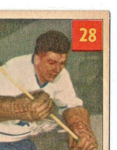  BOB BAILEY 1954-55 PARKHURST  #28 EX-EX+ Toronto Maple Leafs