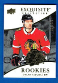 2018-19 U.D EXQUISITE HOCKEY EXQUISTIE ROOKIES #294/299 BLACKHAWKS Dylan Sikura