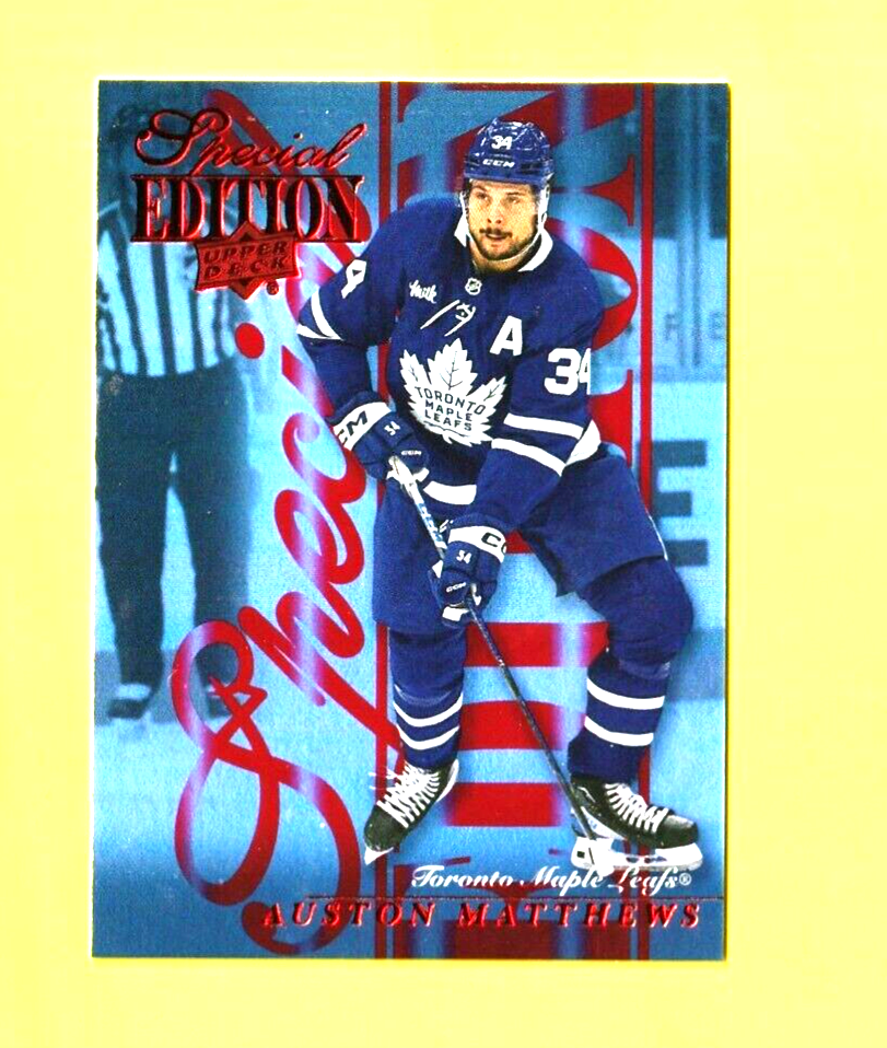 Auston Matthews 2023-24 UD Series 1  -  Special Edition Red    #SE-32   -  Leafs