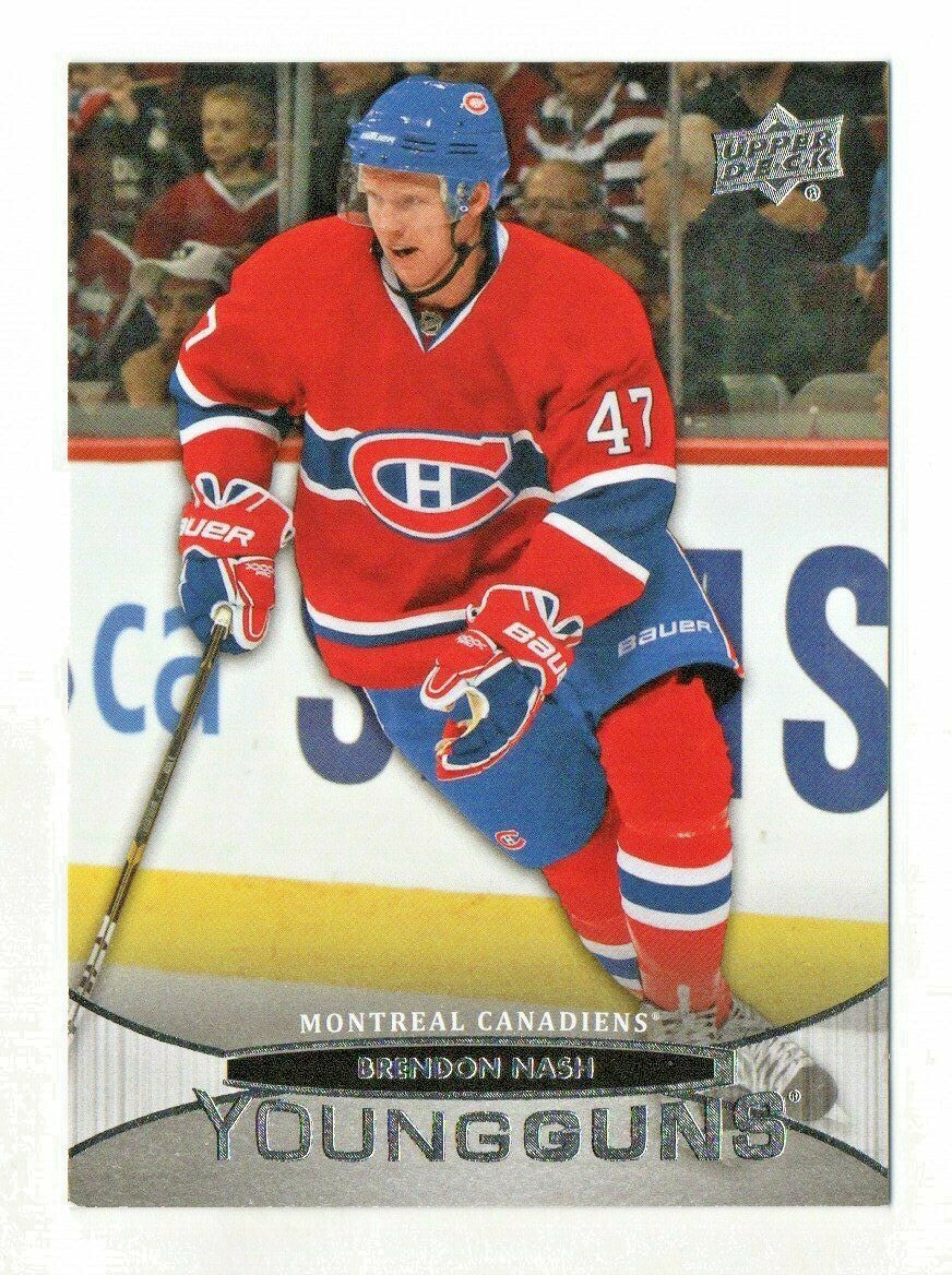 2011-12 Upper Deck Series 1 - Young Guns #222 - Brendon Nash - YG - RC -Montreal