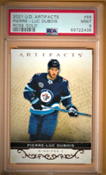 2021 Upper Deck Artifacts Rose Gold  -  Pierre-Luc Dubois   #55 PSA 9 MINT