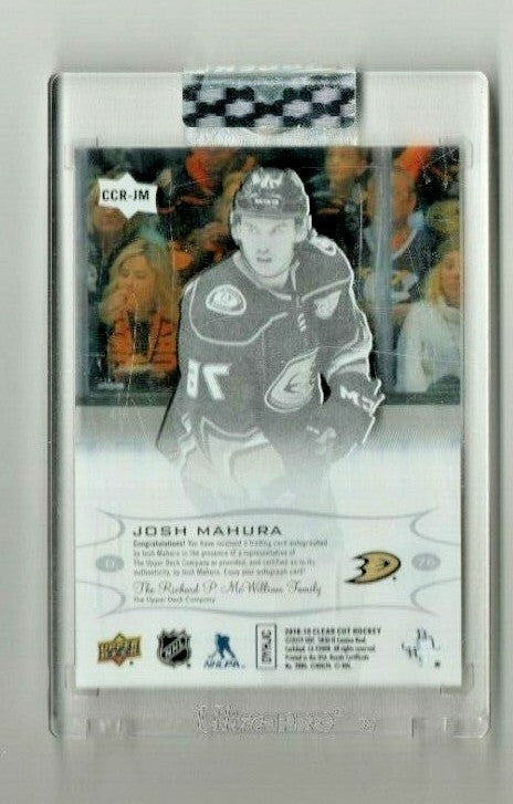 2018-19 Upper Deck SEALED Clear Cut Rookie Card Josh Mahura #CCR-JM