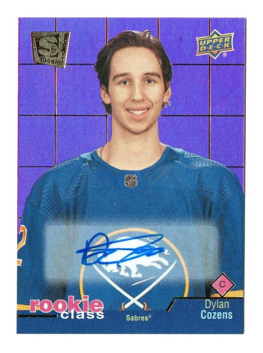 Upper Deck 2020-21 EXTENDED - Rookie Class -  Pink Auto -  Dylan Cozens #RC-12