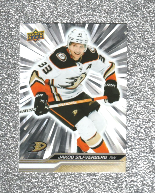Jakob Silfverberg 2023-24 Upper Deck Series 2 Outburst Silver #251 Anaheim Ducks