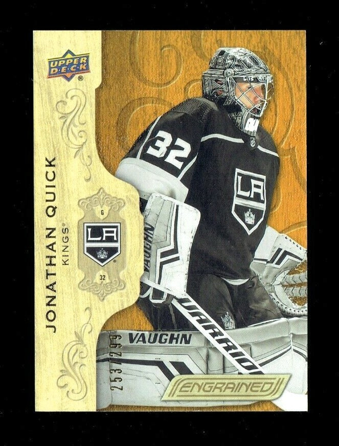 2018/19 Upper Deck Engrained Jonathan Quick Base #26  -   253/299   - L.A. Kings