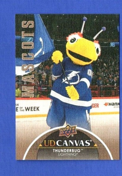 2021-22 Extended Series UD Canvas Mascots #C415 Thunderbug - Tampa Bay Lightning