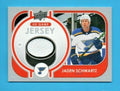2021-22 Upper Deck Series 1 Jaden Schwartz UD Game Jersey Card # GJ-JS  White