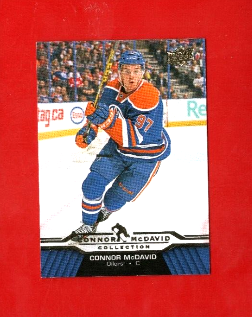 2015-16 CONNOR MCDAVID Rc Collection Card# CM-24 Edmonton Oilers Rookie