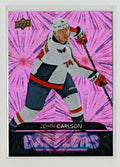 2020-21 UD Series 1 Dazzlers Pink #DZ-48 John Carlson - Washington Capitals 