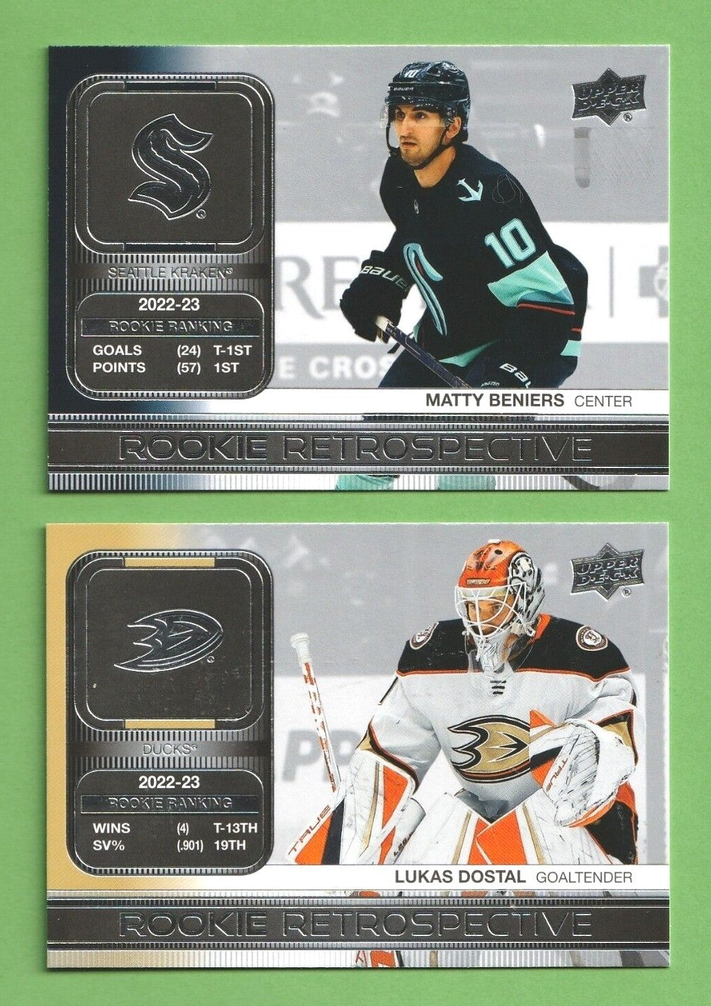 2023 - 24 Upper Deck  -   Rookie Retrospective  -  U-PICK -  Complete you're set