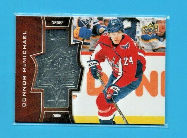 2020-21 UD Extended Series SPx FINITE Connor McMichael SF-49 0224/ 2999 - Caps