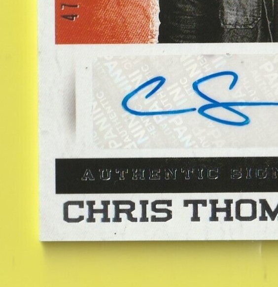 2014 Panini  - Country Music Signatures  - Red - Auto #S-CT Chris Thompson 47/99
