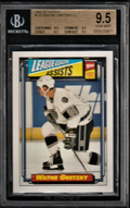 1992 Topps League Leader  -  Wayne Gretzky  #123  -  BGS 9.5 GEM MINT - Kings