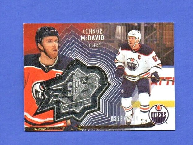 Connor McDavid  2021-22 UD Extended SPxFinite Radiance Silver #SF-19   0329/2999