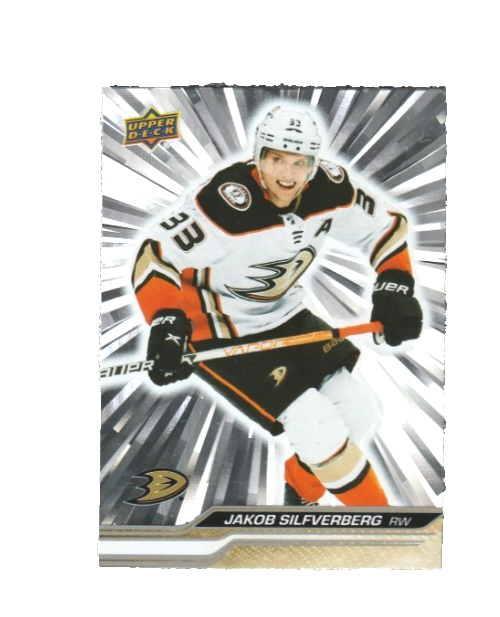 Jakob Silfverberg 2023-24 Upper Deck Series 2 Outburst Silver #251 Anaheim Ducks