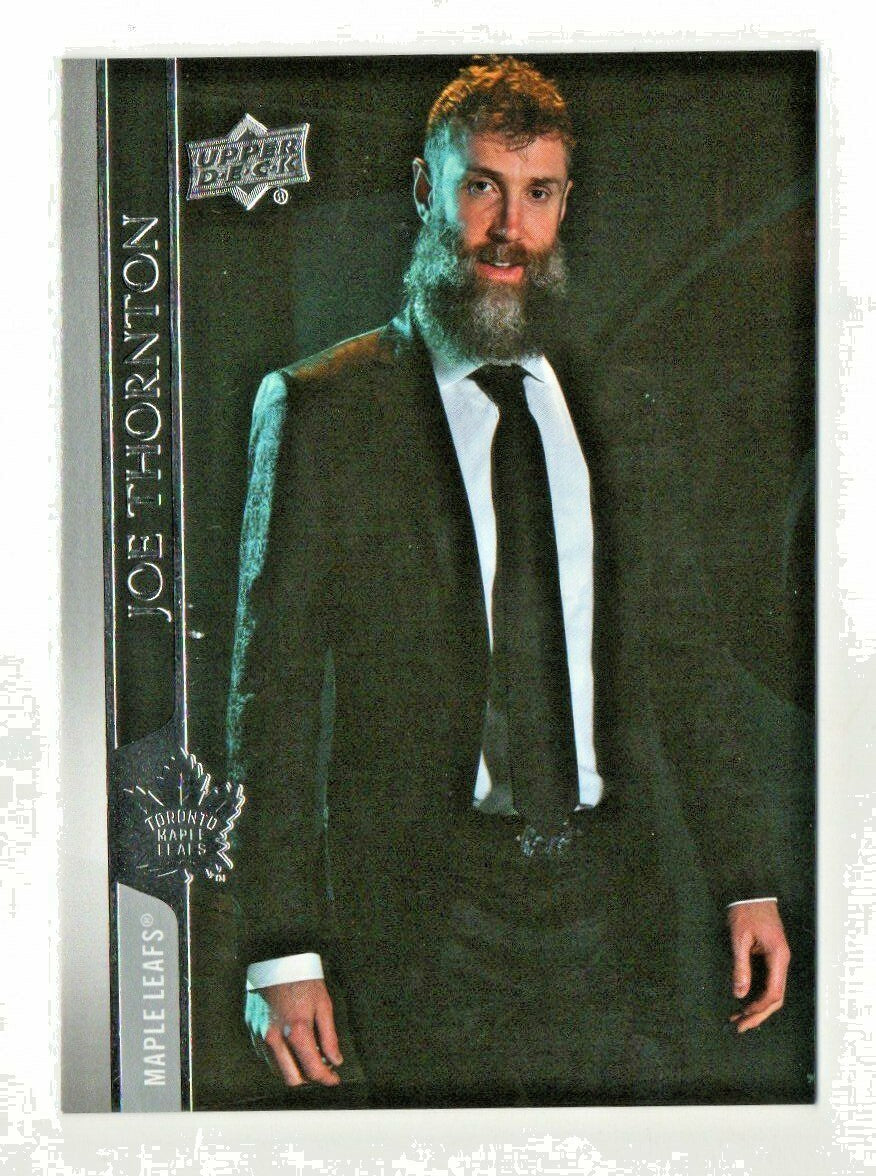 2020-21 UD Extended Series Street Clothes Variation #632 Joe Thornton