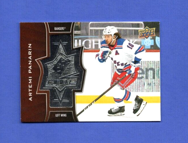 2020-21,UD, Extended Series SPx Finite,#SF-20 Artemi Panarin - Rangers 0834/2999