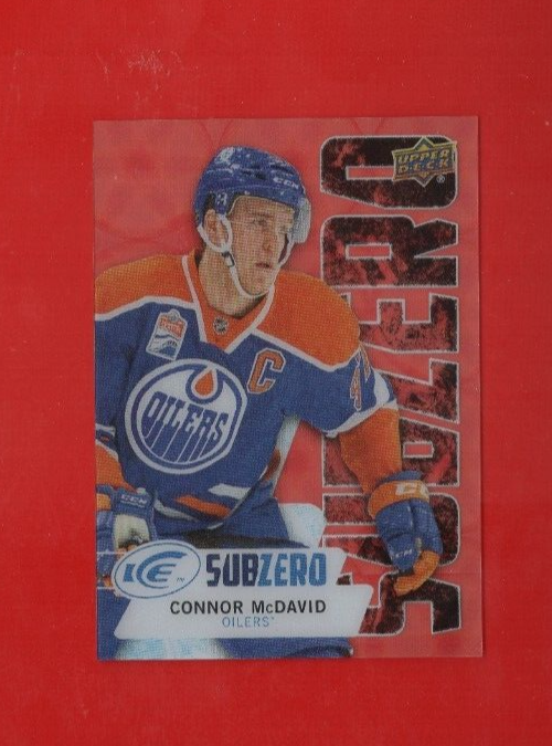 2016-17 Connor  McDavid  Upper Deck Ice SUB ZERO CARD #SZ-1 SP INSERT    NRMT-MT