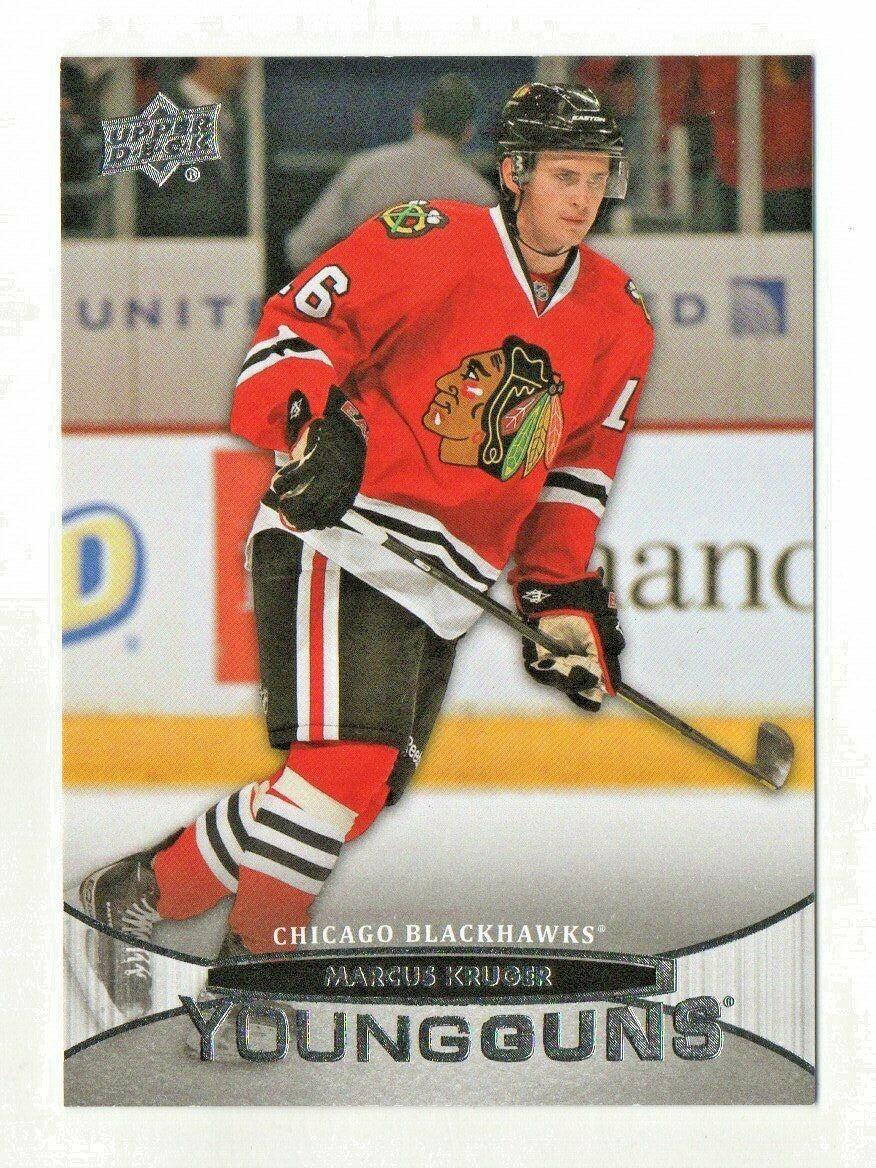 MARCUS KRUGER RC 2011/12 Upper Deck Young Guns #206 Chicago Blackhawks YG Rookie
