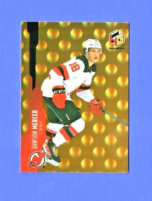 2021-22 UD Extended HoloGrFx GOLD Dawson Mercer Rookie #HG-2   New Jersey Devils