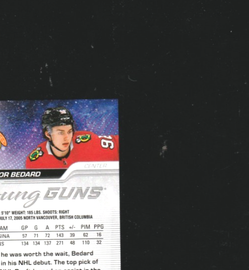 2023-24 Upper Deck Series 2 Connor Bedard #451 Young Guns RC  Chicago Blackhawks
