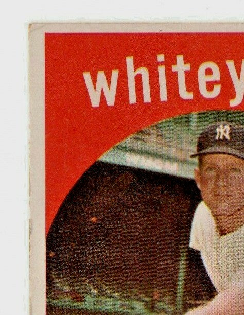 Whitey Ford New York Yankees 1959 Topps Baseball Card #430 VG-EX