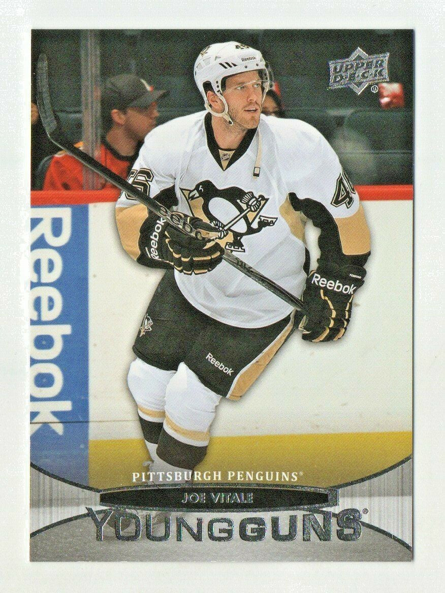 2011-12 Upper Deck Series 1 JOE VITALE Young Guns Card # 237 Pittsburgh Penguins