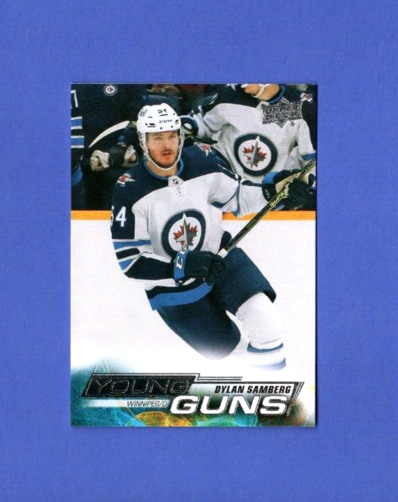 2022/23 Upper Deck Series 1 Young Guns Rookie Card Dylan Samberg #233 - Winnipeg