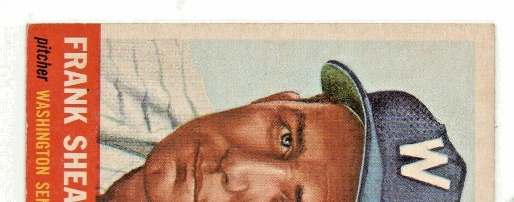 1953 Topps Baseball Card #164 - Frank Shea -  Washington Senators - VG-EX