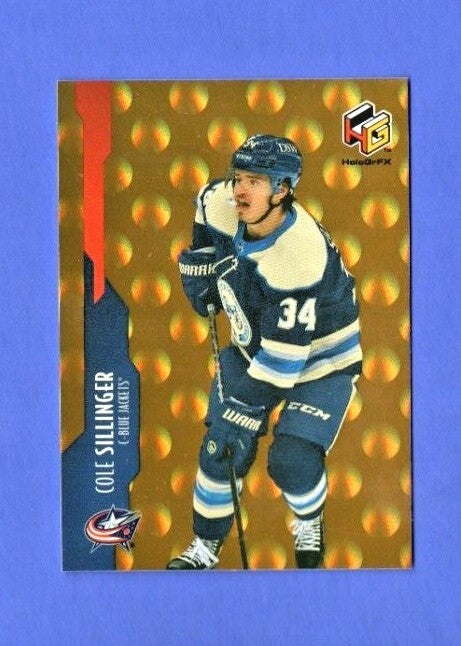 2021-22 Upper Deck Extended HoloGrFX Gold Cole Sillinger HG-20  Rookie  Columbus