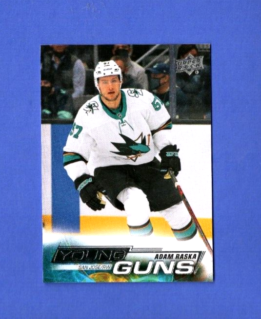 Adam Raska 2022-23 Upper Deck Series 1 Young Guns RC #232 San Jose Sharks