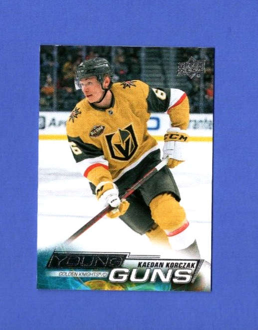 2022-23 Upper Deck #218 Kaedan Korczak YG Young Guns RC Vegas Golden Knights