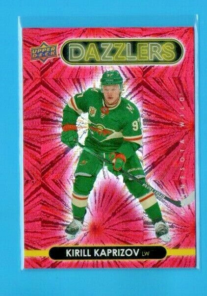 2021-22 Upper Deck Series 1 Red Dazzlers  #DZ-24 - Kirill Kaprizov - Minnesota