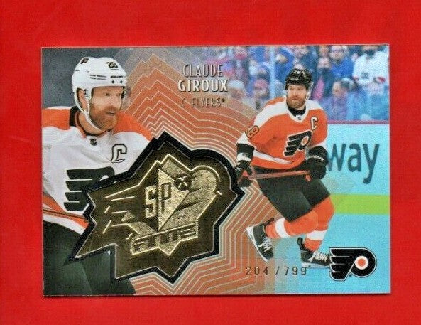 Claude Giroux  2021-22 UD Extended  SPxFinite Radiance (GOLD)  SF-36 --  204/799