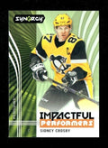 2019/20 UPPER DECK SYNERGY IMPACTFUL PERFORMERS SIDNEY CROSBY IP-10 PENGUINS